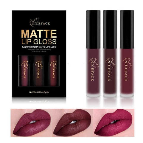 Waterproof Long Lasting Lip Gloss Kit