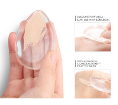 Silicone Puff Transparent Powder Sponge