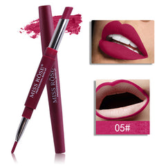 Matte Lip Stick With Lip Liner