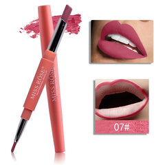 Matte Lip Stick With Lip Liner