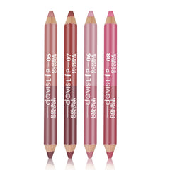 Double Color Matte Glitter Lip Liner